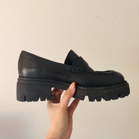 FREE PEOPLE LYRA LUG SOLE LOAFERS - Picture 5 of 12